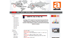 Desktop Screenshot of abakzinc.com