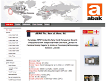 Tablet Screenshot of abakzinc.com